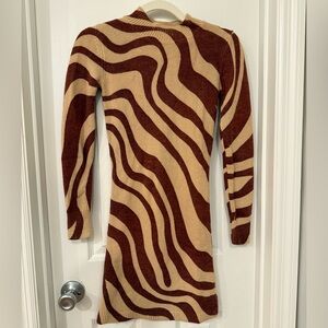 Zara Jacquard Knit Dress - Adult S